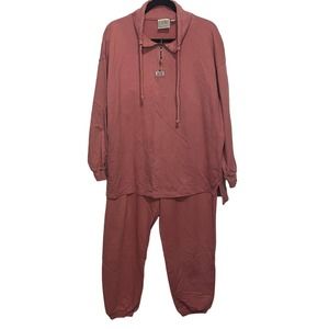 Create Havoc Women's Vintage 1990s 90s Sweatshirt Jogger 2pc Set size L/XL